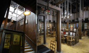 The Mackintosh library at The Glasgow School of Art.